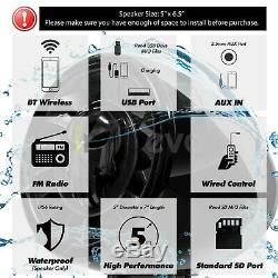 1000W Bluetooth Waterproof ATV UTV RZR Polaris Stereo 4 Speaker Audio Amp System