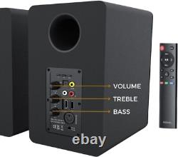 100W Wireless Bookshelf Speakers Roxel Onyx Active 2.0 with HDMI ARC, USB