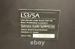 1 X Spendor Audio Systems Ls3/5a Bbc Stereo Wired Speaker Vintage
