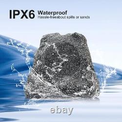2X 6.5 Rock Bluetooth Speakers Outdoor Waterproof 400W Stereo Bass Garden Pool