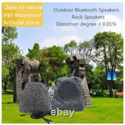 2X 6.5 Rock Bluetooth Speakers Outdoor Waterproof 400W Stereo for Garden Pool