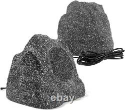 2X 6.5 Rock Bluetooth Speakers Outdoor Waterproof 400W Stereo for Garden Pool