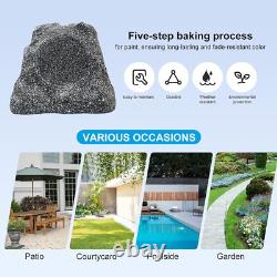 2X 6.5 Rock Bluetooth Speakers Outdoor Waterproof 400W Stereo for Garden Pool