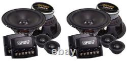 (2) Pairs Sundown Audio E-6.5CS 100 Watt RMS 6.5 Car Stereo Component Speakers