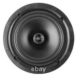 2-Zone Bluetooth Kitchen & Patio Speaker System Ceiling & 5.25 Wall Mount Set