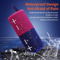2 in 1 Magnetic Split Bluetooth Speaker, Color Blocking Waterproof Dual Splittab