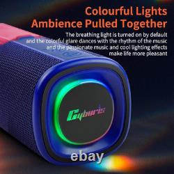 2 in 1 Magnetic Split Bluetooth Speaker, Color Blocking Waterproof Dual Splittab