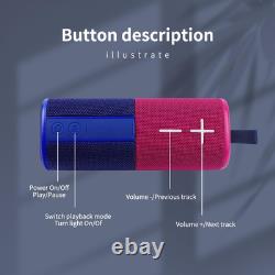 2 in 1 Magnetic Split Bluetooth Speaker, Color Blocking Waterproof Dual Splittab