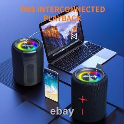 2 in 1 Portable Splittable 40W Dual Bluetooth Speaker Waterproof Split Wireless