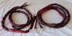 2m Stereo Pair of Snake River Audio Signature Series Cottonmouth speaker cables