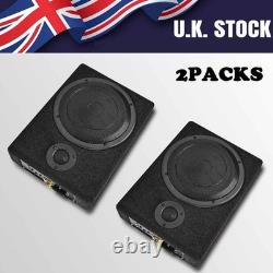 2x Car Amplifier Stereo Audio Super Bass Subwoofer 800W 12V Music Speaker 8inch