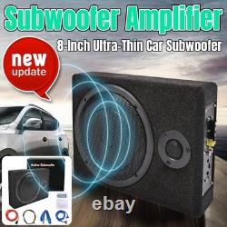 2x Car Amplifier Stereo Audio Super Bass Subwoofer 800W 12V Music Speaker 8inch