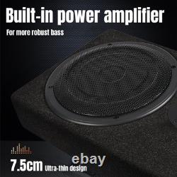 2x Car Amplifier Stereo Audio Super Bass Subwoofer 800W 12V Music Speaker 8inch