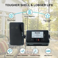3.5 Bluetooth Wall Speakers 200W Weatherproof Audio Pair for Indoor/Outdoor