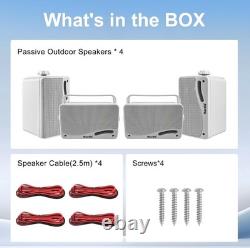 3.5 Inch Waterproof Wall Speakers Superior Sound for Home and Outdoors