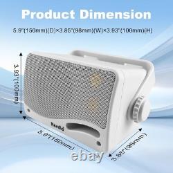 3.5 Inch Waterproof Wall Speakers Superior Sound for Home and Outdoors