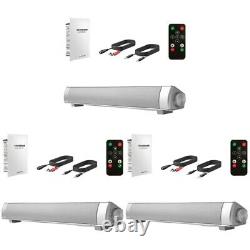 3 Sets of Speaker Mini Outdoor Stereo Soundbar Sound Box Support Handsfree Call