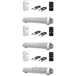 3 Sets of Speaker Mini Outdoor Stereo Soundbar Sound Box Support U Disk