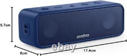 3 by, Bluetooth Speaker with Stereo Sound, Pure Titanium Diaphragm Drivers, Par