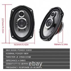 3-way quality 100W inch 6x9 speakers, audio car high speakers, Stereo coaxial car