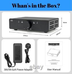 3e Audio A5 Next-gen Power Amplifier Home Audio Speakers PFFB TPA3251 with 38V5A