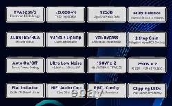 3e Audio A5 Next-gen Power Amplifier Home Audio Speakers PFFB TPA3251 with 38V5A