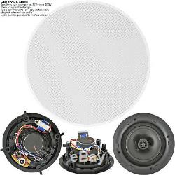 400W Bluetooth Sound System 4x 6.5 Slim Ceiling SpeakerChannel HiFi Amplifier