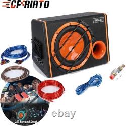 4200W 10 Bass box car audio sub woofer AMP active amplified NEW Speaker Stereo