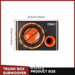 4200W 10 Bass box car audio sub woofer AMP active amplified NEW Speaker Stereo