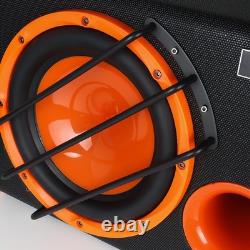 4200W 10 Bass box car audio sub woofer AMP active amplified NEW Speaker Stereo