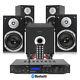 4.1 Surround Sound Speaker Set With Subwoofer And 5 Channel Amplifier, Shfb55b