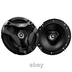 4 X JVC CS-DF620 6.5 300 Watt Max 2-Way Car Audio Coaxial Speakers Stereo