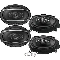 4 x Pioneer TS-A6970F 6 X 9 600W Max Coaxial 5-Way Stereo Car Audio Speakers