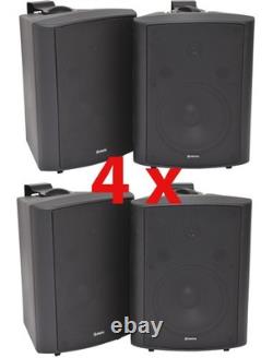 4x 180w 2-Way 8in Background Stereo Surround Sound Speakers INC Brackets 100