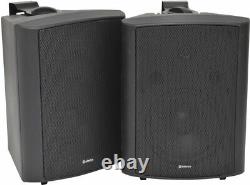 4x 180w 2-Way 8in Background Stereo Surround Sound Speakers INC Brackets 100