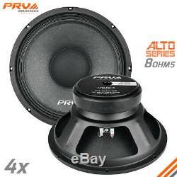 4x PRV Audio 12W750A Mid Range ALTO Car Stereo 12 Speaker 8 ohm 12A PRO 3000W