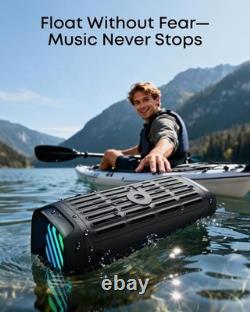 50W Bluetooth 5.3 Outdoor Speaker Waterproof & Floating Playback