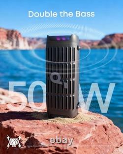 50W Bluetooth 5.3 Outdoor Speaker Waterproof & Floating Playback