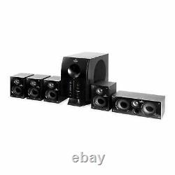 5.1 Surround Sound Active Speaker System Home Audio Music Remote 125 W RMS White
