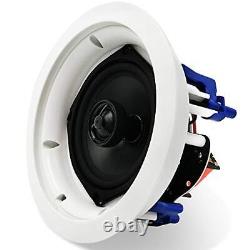 5.25 Inche Bluetooth Ceiling Speakers, 600 Watts Flush Mount Stereo Sound