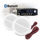5 Bathroom Kitchen Ceiling Speakers And Bluetooth Amplifier Audio Stereo System