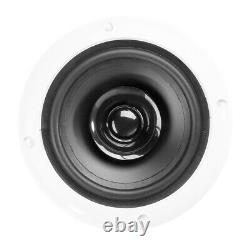 5 Bathroom Kitchen Ceiling Speakers and Bluetooth Amplifier Audio Stereo System