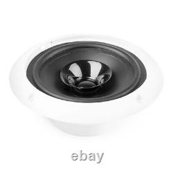 5 Bathroom Kitchen Ceiling Speakers and Bluetooth Amplifier Home Audio System