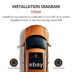 6.5-Inch Car HIFI Coaxial Speakers Car Door Auto Audio Music Stereo Full Range F