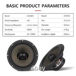 6.5-Inch Car HIFI Coaxial Speakers Car Door Auto Audio Music Stereo Full Range F