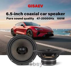 6.5-Inch Car HIFI Coaxial Speakers Car Door Auto Audio Music Stereo Full Range F