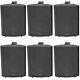 6x 180w Black Wall Mounted Stereo Speakers 8 8ohm Loud Premium Audio & Music