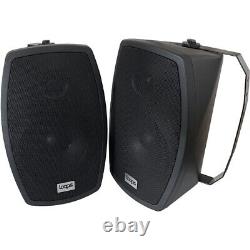 800W LOUD Outdoor Bluetooth System 8x Black Speaker Weatherproof Garden Music