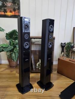 Accusound ES80 2-Way Stereo Speakers 100W 8 Ohm HIFI Tower Speaker GOSFORD