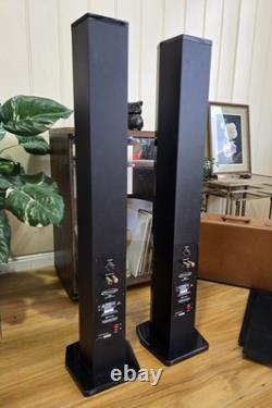 Accusound ES80 2-Way Stereo Speakers 100W 8 Ohm HIFI Tower Speaker GOSFORD